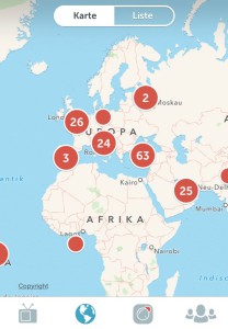 Die neue Weltkarte mit den aktuellen Periscope-Streams